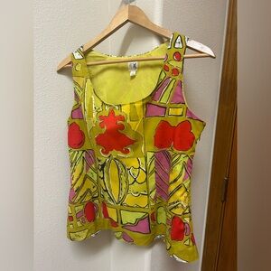 Anthropologie Edme & Esllte print blouse 8